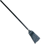 DUST PAN BROOM LOBBY PRO BK 12/CS